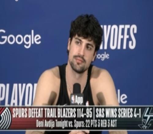 【完整版】阿夫迪亞：我們在場上傾盡所有季后賽經(jīng)驗是必需的