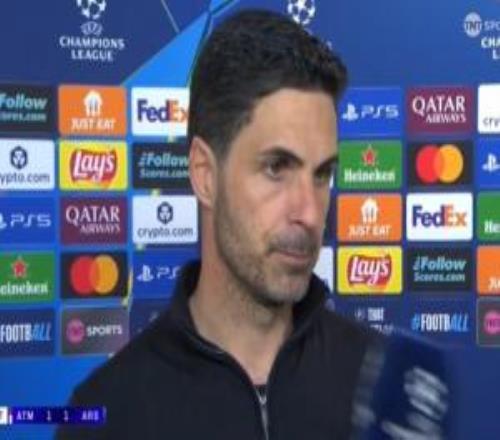 阿爾特塔：埃澤點(diǎn)球被取消有違規(guī)則，不理解裁判看了13次后改判