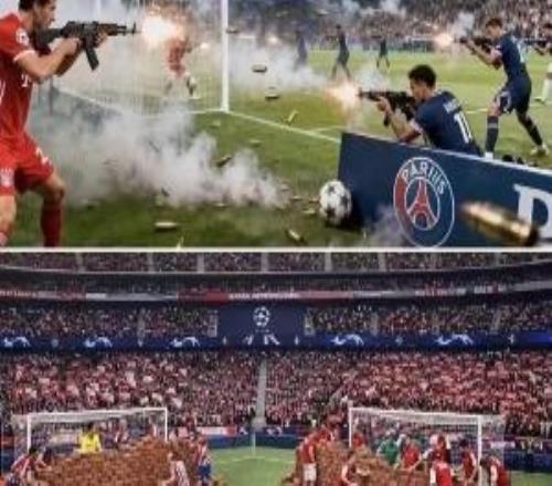 今日趣圖：巴黎54拜仁實際等于10，馬競11阿森納等于55！