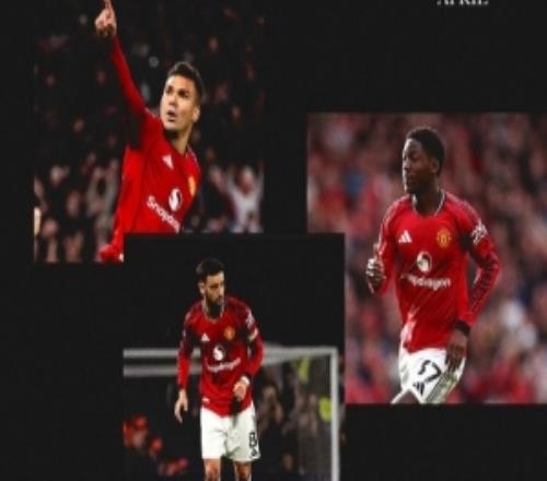 中場三人組！曼聯(lián)官方列4月最佳候選：B費、卡塞米羅、梅努