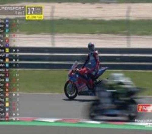 遭遇賽車故障！WSBK匈牙利正賽第2回合：張雪機(jī)車車手德比斯退賽