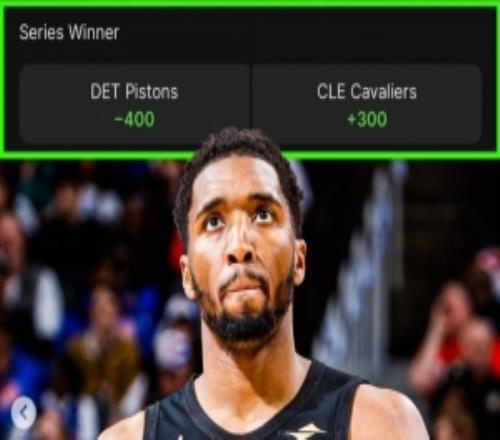 20！ESPN更新系列赛晋级赔率：活塞400骑士+300