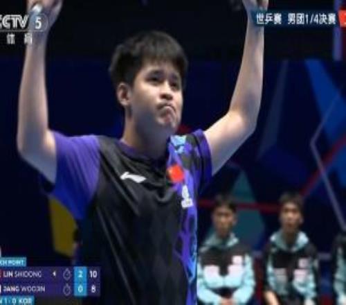 完勝！林詩棟30張禹珍，中國隊20領先韓國隊，第三場梁靖崑出戰(zhàn)
