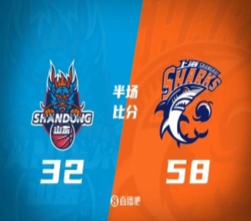 半场战报上海领先山东26分洛夫顿13+6克里斯&高诗岩合计14中2