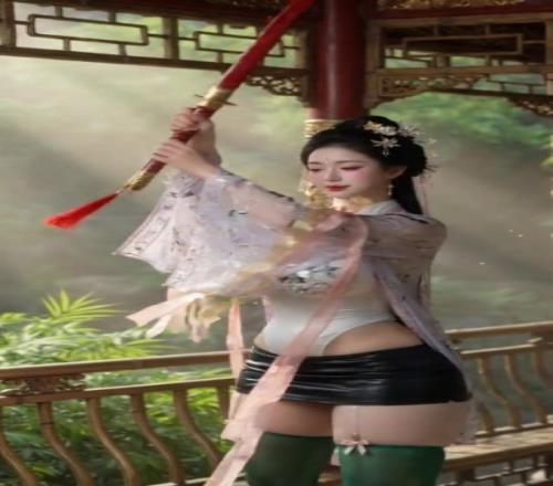 金蓮卡戴珊網(wǎng)友用AI生成《黑神話金蓮》人物演示視頻
