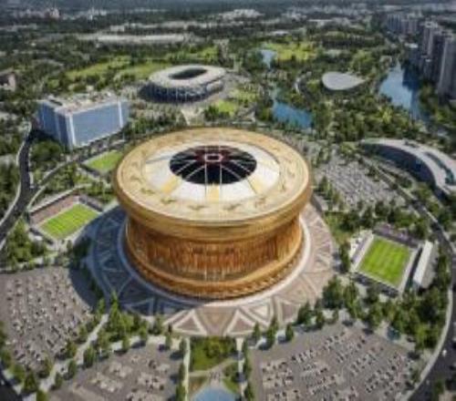 越南雄王體育場正在建設中，容量超13萬人