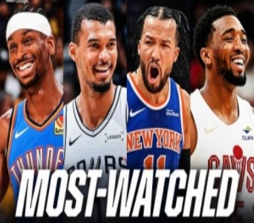 NBA官方：季后賽分區半決賽平均觀看人數達到450萬近29年最高
