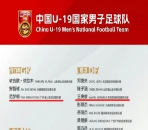恒大足校培養(yǎng)7人入選U19國足，累計1138人次入選各級國字號隊伍