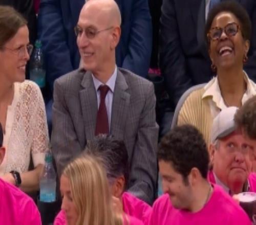 一切盡在我的掌控中！NBA總裁蕭華現場督戰西決G3都笑嘻了