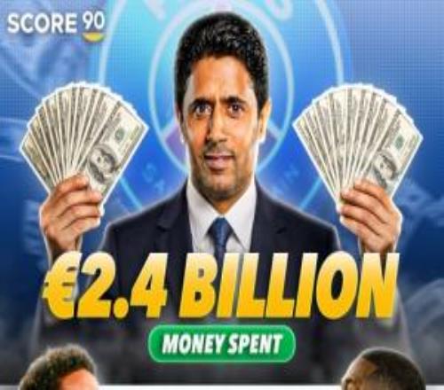 14年豪擲24億！巴黎引援榜：內(nèi)馬爾2.22億姆巴佩1.8億前二K77第4