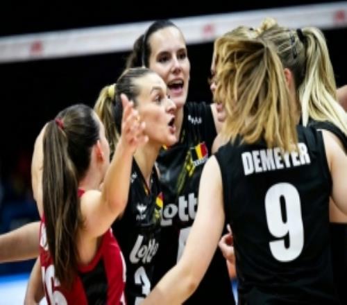 世界女排聯(lián)賽中國南京站：比利時女排32險勝塞爾維亞女排