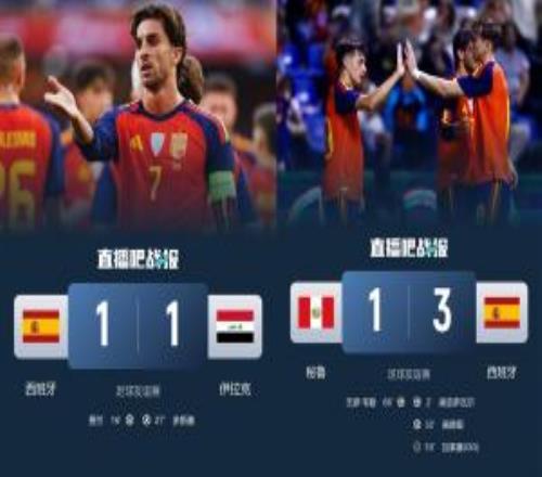下一站世界杯！西班牙熱身平伊拉克勝秘魯16日0點世界杯對佛得角