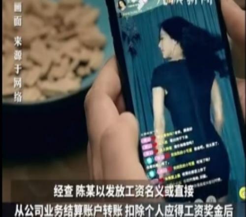 財務經理給自己多發780萬打賞主播被判刑7年并處罰金30萬元
