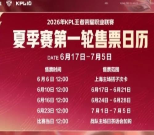 KPL公告：夏季赛大名单选手正常参加首轮比赛，不受亚运影响