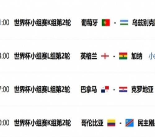 体坛周报记者预测今日世界杯:葡萄牙2030胜英格兰2131