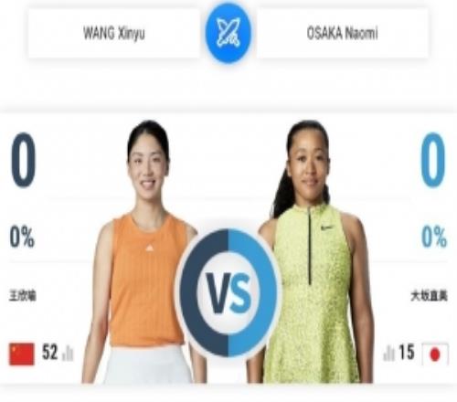 王欣瑜半决赛将战大坂直美！大坂直美20亚历山德洛娃，晋级四强