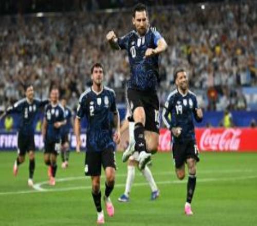 全勝頭名晉級！阿根廷31約旦梅西任意球破門打進世界杯第19球