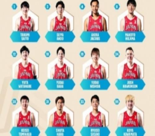 明晚对阵中国男篮！日本男篮大名单：渡边雄太霍金森在列无河村