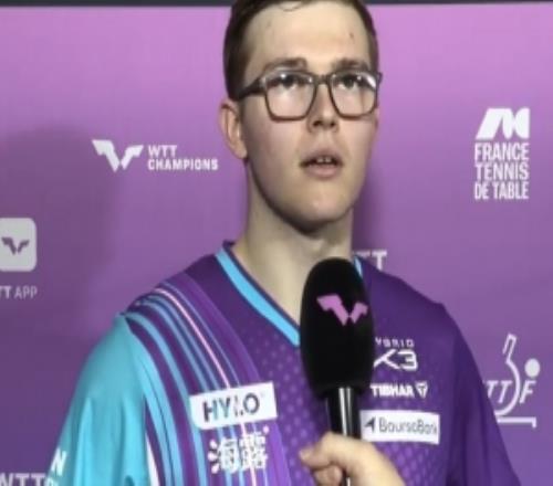 大勒布伦:零封林诗栋证明我的竞技水准,我对自己的发挥很满意