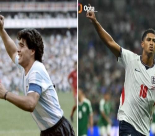 3射正打進兩球、8次過人！貝林厄姆成1986年馬拉多納后首人