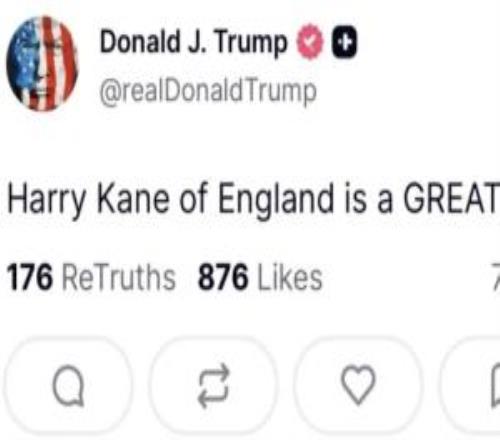 美國總統特朗普發文：英格蘭的哈里凱恩是一個偉大的球員！?。?/>
                                </a>
                            </div>
                            <div   id=
