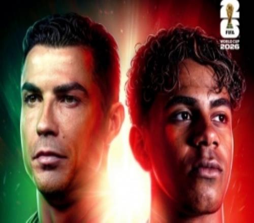 跨時代的交鋒！FIFA曬海報預熱西葡大戰：41歲C羅PK18歲亞馬爾