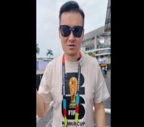 体感41度!贺炜:迈阿密太热了,地面都有点晒化,媒体中心还停电