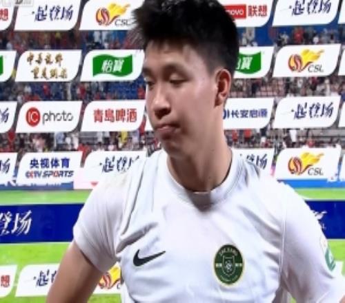 王钰栋:整体防守做的不错下半场比较被动感谢远征球迷的到来
