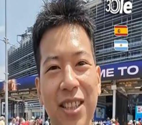 都是来支持梅西的!奥莱报采访决赛球场外中国阿根廷球迷
