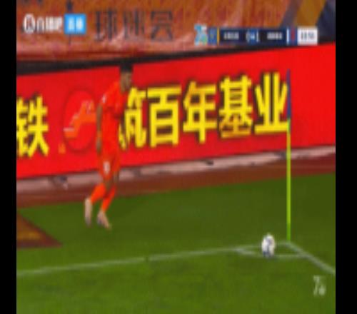 卡约头球,蹇韬将球扑进大门,玉昆11扳平蓉城