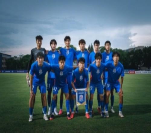 中青賽男子U20組上海申花主場10力克廣東廣州豹趙舒奕頭球絕殺