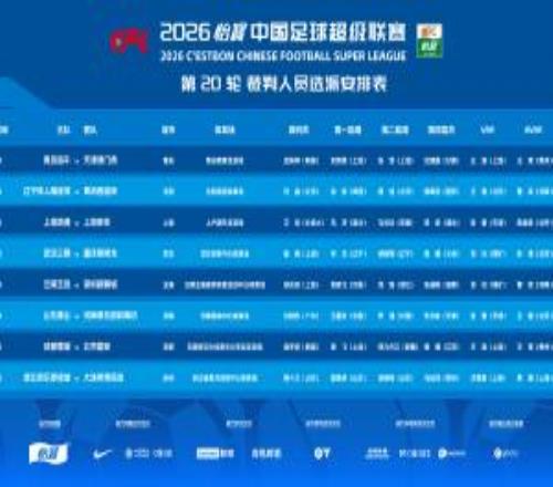 韩国主裁执法蓉城vs国安+保级大战海牛vs津门虎艾堃执法上海德比