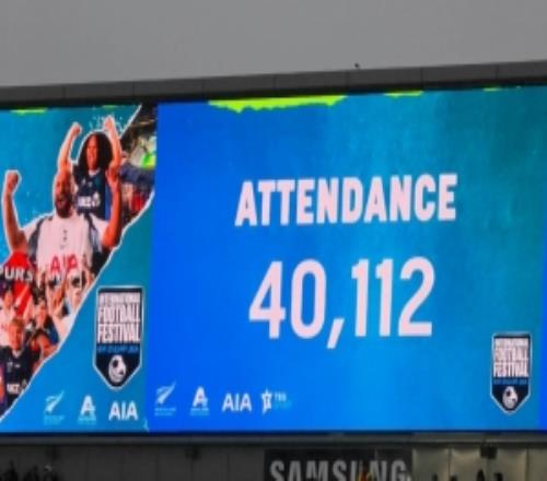40112人！熱刺奧克蘭FC的比賽創新西蘭足球賽觀眾人數新紀錄