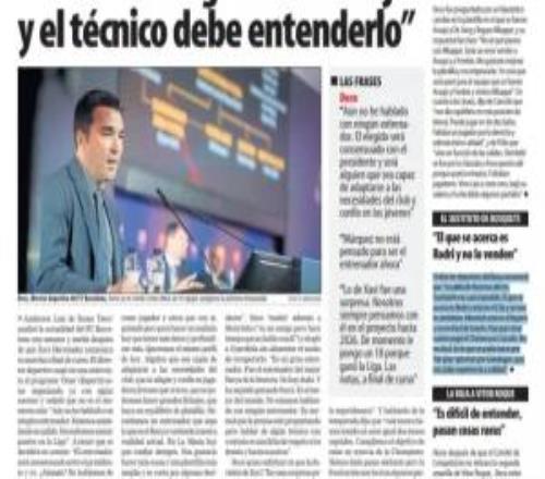 世体扒出德科2年前采访:罗德里最接近布斯克茨,但曼城不会卖他