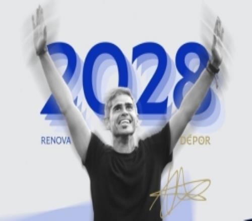 率队成功升级西甲!拉科鲁尼亚官方:续约主帅伊达尔戈至2028年