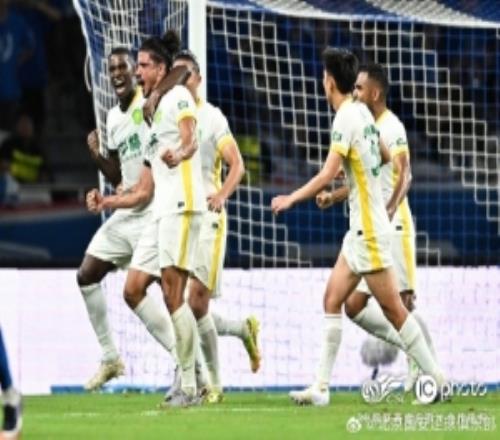 2026怡宝中超联赛第18轮补赛进行北京国安客场30击败上海申花