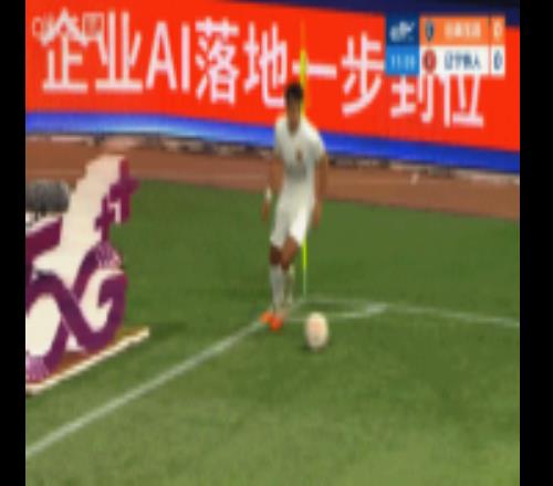 姆本扎头球摆渡，安以恩铲射破门，因越位在先被吹进球无效