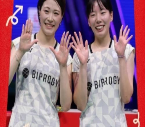 鲍骊婧曹梓涵02日本组合，夺得中国羽毛球大师赛女双亚军