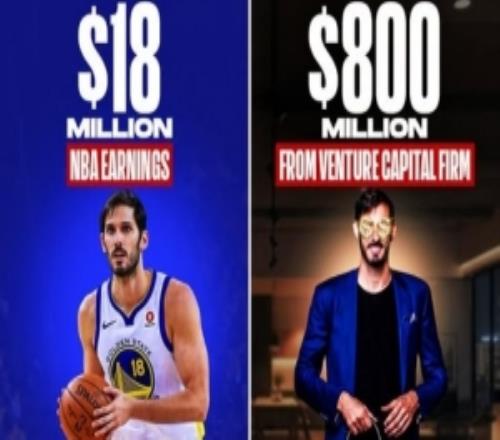 NBA生涯仅赚1800万！卡斯比将是亿万富翁其风投公司管理8亿资产