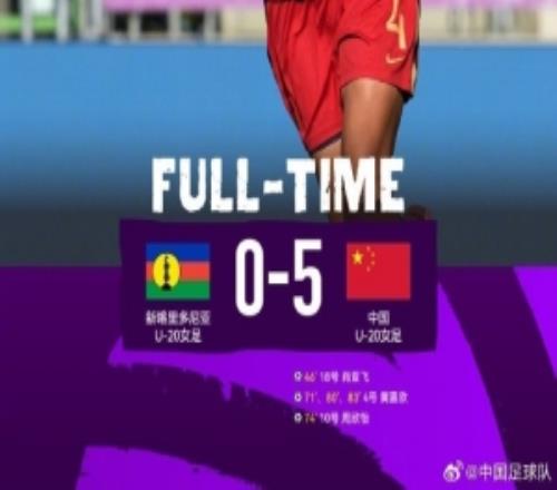 沪媒：U20女足五球“小胜”鱼腩队，净胜球不足恐为出线埋下隐患