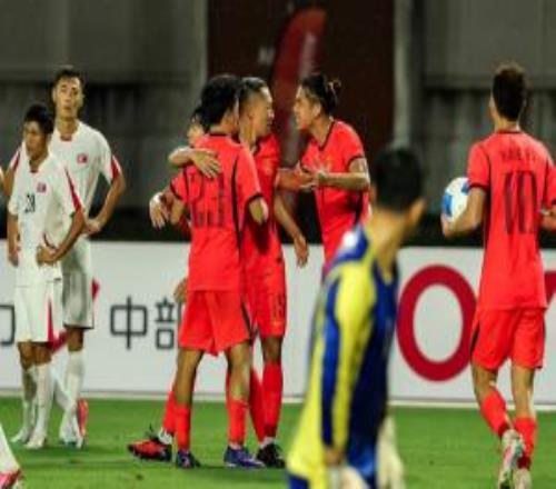 亚运开门红！U23国足21逆转朝鲜37岁吴曦29岁张玉宁均传射建功