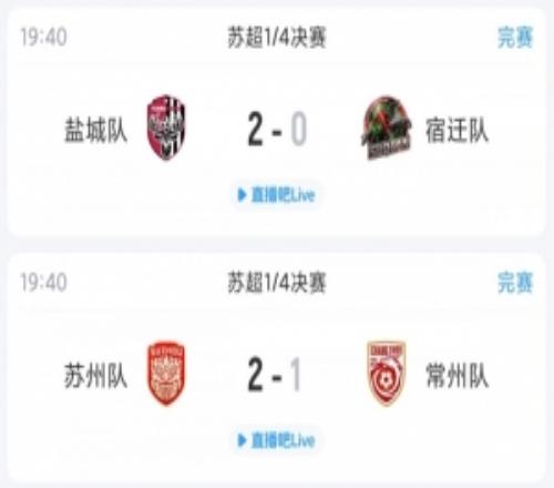 苏超综述：常州遭苏州绝杀+丢点无缘绝平，盐城主场20轻取宿迁