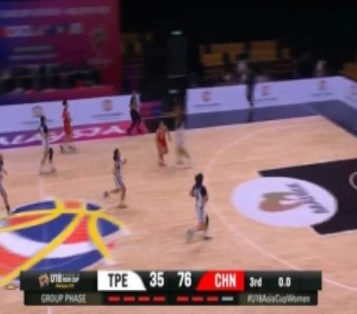攻防碾压！中国U18女篮第三节355净胜30分三节打完领先41分