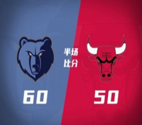 半场战报灰熊6050公牛杰罗姆16分布泽尔10+4+3米勒10+8