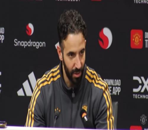 阿莫林：B费之前说他需要训练，但他绝对不可能出战狼队