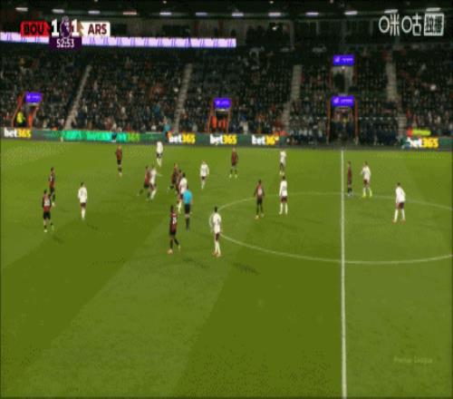 阿森纳反超比分！厄德高禁区内拿球横敲，赖斯跟进推射破门