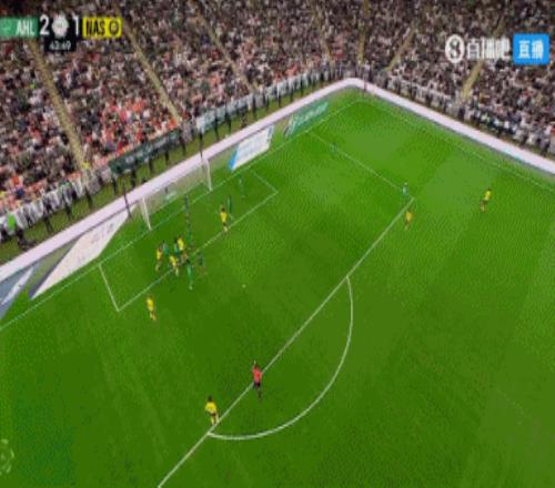 利雅得胜利扳平！布罗佐维奇开出角球，阿姆里头槌完成梅开二度