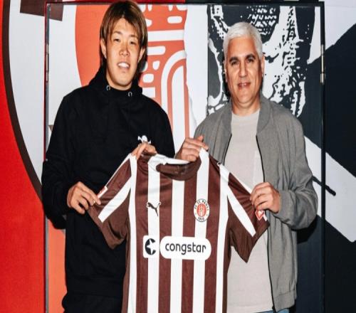 官方：圣保利从福冈黄蜂签下26岁日本中卫安藤智哉