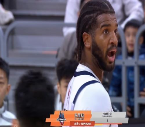 喋喋不休！克里斯造成杀伤后不停抱怨被吹技犯送徐杰1分