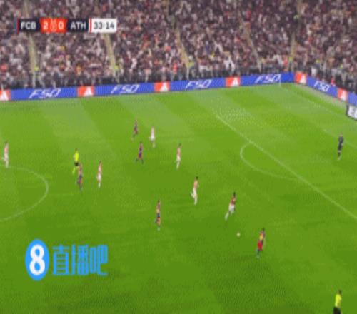 西蒙失误送礼，将巴德吉的劲射从胳膊下漏过！巴萨30毕尔巴鄂